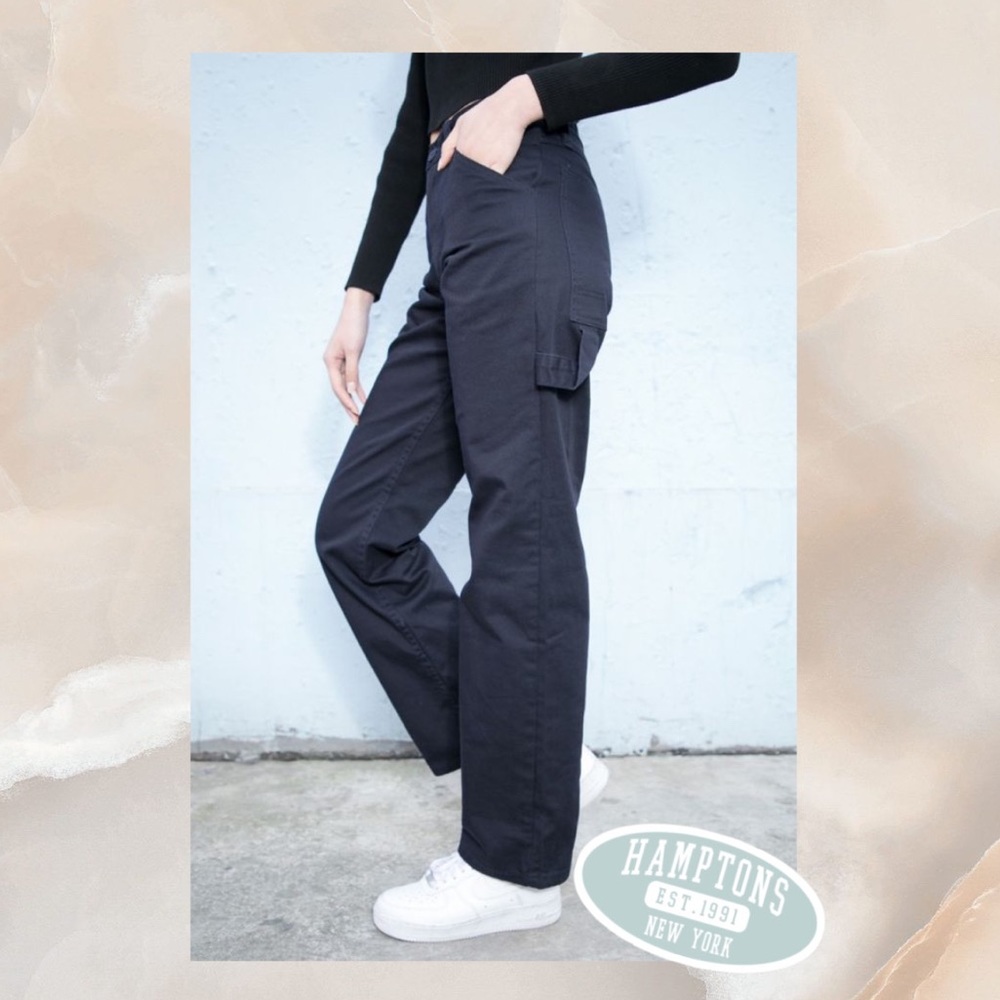 brandy melville blue cargo pants